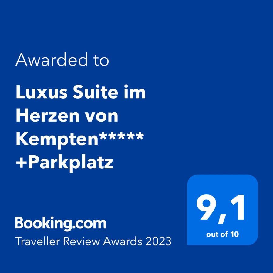 Luxus Suite Im Herzen Von Kempten***** +Parkplatz Bagian luar foto