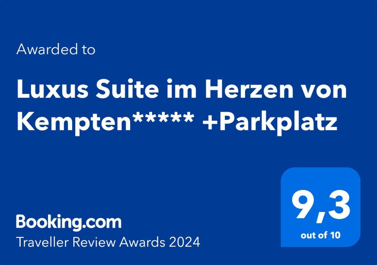 Luxus Suite Im Herzen Von Kempten***** +Parkplatz Bagian luar foto